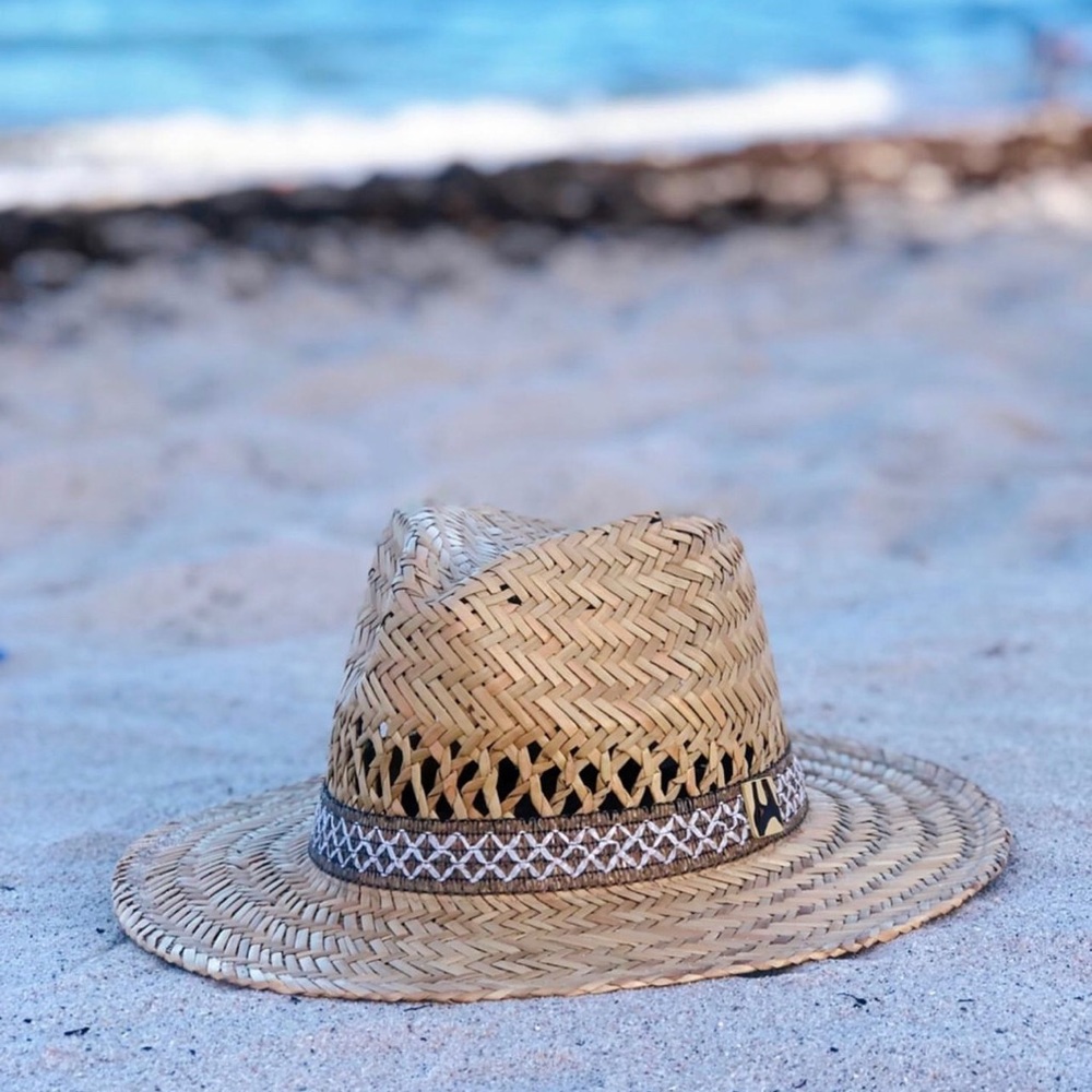 Men’s Panama Hat in Natural Rush Straw